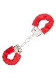 furry cuffs red