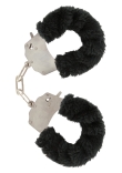 furry cuffs black